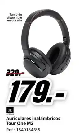 MediaMarkt JBL Auriculares inalámbricos Tour One M2 oferta