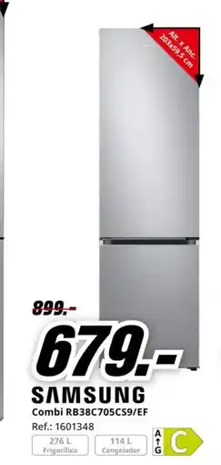MediaMarkt SAMSUNG Combi RB38C705CS9/EF oferta