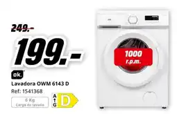 MediaMarkt Lavadora OWM 6143 D oferta