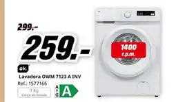 MediaMarkt Lavadora OWM 7123 A INV oferta
