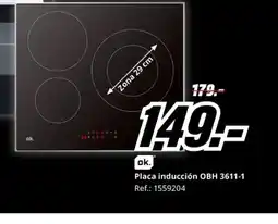 MediaMarkt Placa inducción OBH 3611-1 oferta
