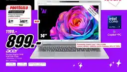 MediaMarkt ACER Portátil Aspire 14 AI A14-53M-72Q0 oferta