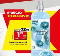 Dia DIA SUPER PACO Suavizante azul oferta