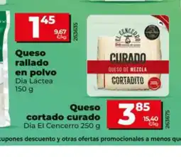 Dia DIA EL CENCERRO Queso cortado curado oferta