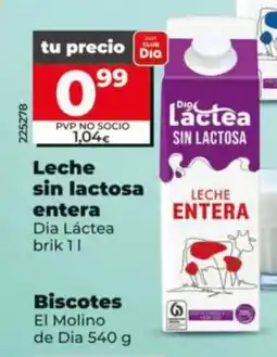 Dia DIA LÁCTEA Leche sin lactosa entera oferta