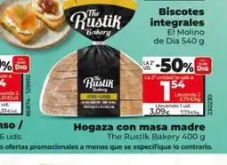 Dia THE RUSTIK BAKERY Hogaza con masa madre oferta