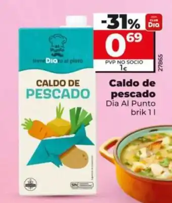 Dia DIA AL PUNTO Caldo de pescado oferta