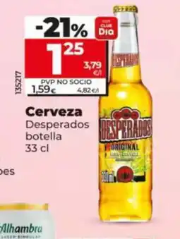 Dia DESPERADOS Cerveza oferta