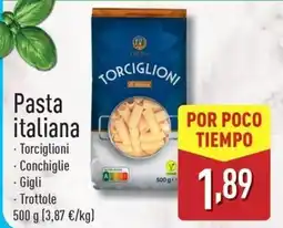 ALDI Pasta italiana oferta