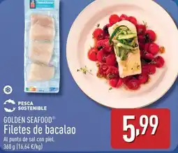ALDI GOLDEN SEAFOOD Filetes de bacalao oferta