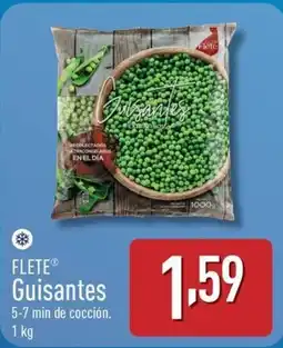 ALDI FLETE Guisantes oferta