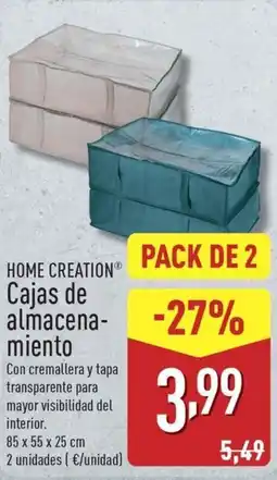 ALDI HOME CREATION Cajas de almacena- miento oferta