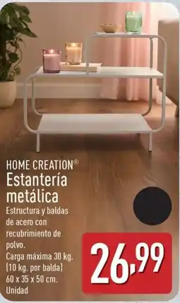 ALDI HOME CREATION Estantería metálica oferta