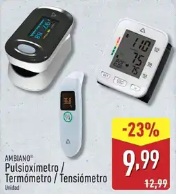 ALDI AMBIANO Pulsioxímetro / Termómetro / Tensiómetro oferta