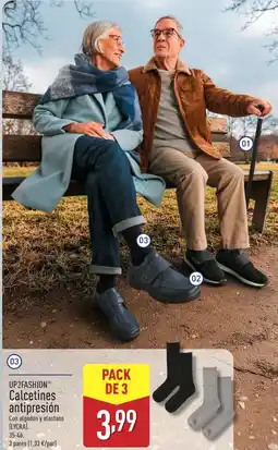 ALDI UP2FASHION Calcetines antipresión oferta