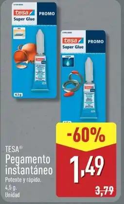 ALDI TESA Pegamento instantáneo oferta
