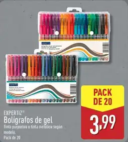 ALDI EXPERTIZ Bolígrafos de gel oferta
