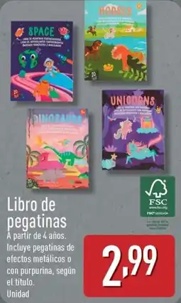 ALDI Libro de pegatinas oferta