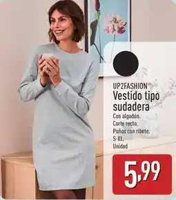 ALDI UP2FASHION Vestido tipo sudadera oferta