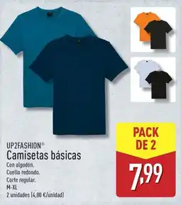 ALDI UP2FASHION Camisetas básicas oferta