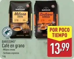 ALDI BARISSIMO Café en grano oferta