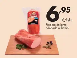Supermercados Lupa El pozo - fiambre de lomo adobado al horno oferta