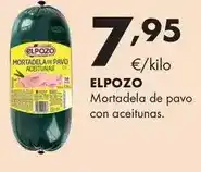 Supermercados Lupa Elpozo - mortadela de pavo con aceitunas oferta