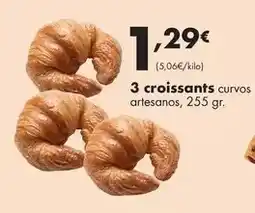 Supermercados Lupa 3 croissants curvos artesanos oferta