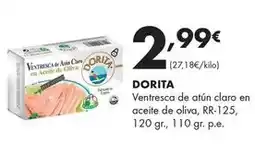 Supermercados Lupa Dorita - ventresca de atún claro en aceite de oliva oferta