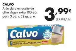 Supermercados Lupa Calvo - atún claro en aceite de oliva virgen extra oferta
