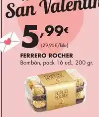 Supermercados Lupa Ferrero rocher - bombón oferta