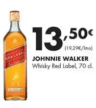 Supermercados Lupa Johnnie walker - whisky red label oferta
