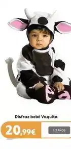 Prénatal Disfraz bebé vaquita oferta