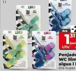 Dia Dia super paco - colgador wc limon/pino/agua y lejia/floral oferta