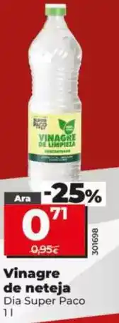 Dia Dia super paco - vinagre de limpieza oferta