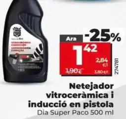 Dia Dia super paco - limpiador vitroceramica e inducción en pistola oferta