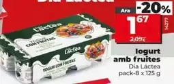 Dia Dia lactea - yogur con frutas oferta