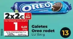 Dia Lu - galletas oreo rodillo oferta