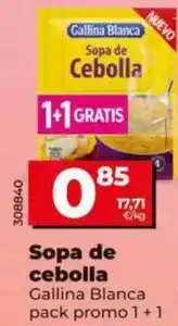 Gallina blanca - sopa de cebolla