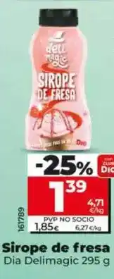 Dia delimagic - sirope de fresa