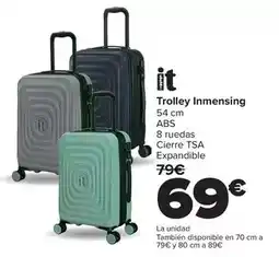 Carrefour It luggage - trolley inmensing oferta