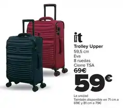 Carrefour It luggage - trolley upper oferta