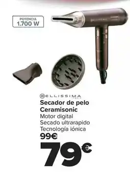 Carrefour Bellissima - secador de pelo ceramisonic oferta