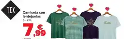 Carrefour Tex - camiseta con lentejuelas oferta