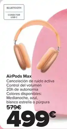 Carrefour Apple - airpods max oferta