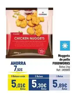 Makro Foodworks - nuggets de pollo oferta