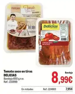 Makro Delicias de jabugo - tomate seco en tiras oferta