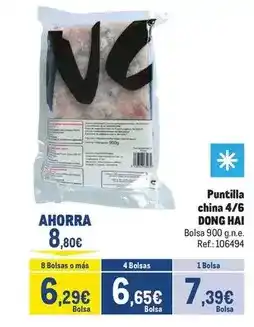 Makro Dong hai - puntilla china 4/6 oferta
