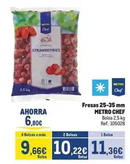 Makro Chef - fresas 25-35mm oferta