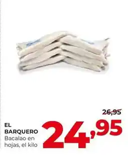 Alimerka El barquero - bacalao en hojas oferta
